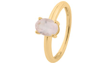 Ring ANTONIA mit 5 X 7 mm Rosenquarz