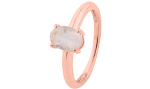 Ring ANTONIA mit 5 X 7 mm Rosenquarz