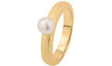 Ring ASTRID 3.5 mm matt mit Perle