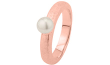 Ring ASTRID 3.5 mm matt mit Perle