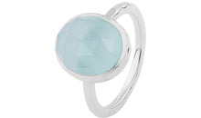 Ring CANDYS mit Blau Chalzedone 10 X 12  mm