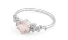 Ring  ELEONOR mit Rosenquarz