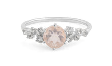 Ring  ELEONOR mit Rosenquarz