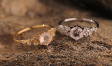 Ring  ELEONOR mit Rosenquarz