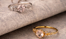 Ring  ELEONOR mit Rosenquarz