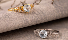Ring  ELEONOR mit Rosenquarz