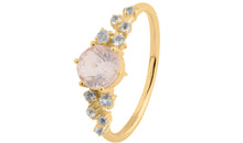 Ring  ELEONOR mit Rosenquarz