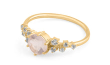 Ring  ELEONOR mit Rosenquarz