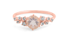 Ring  ELEONOR mit Rosenquarz