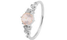 Ring  ELEONOR mit Rosenquarz