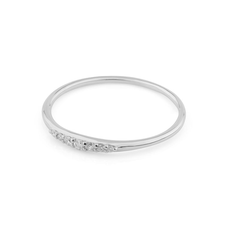 Ring EMILIA mit Diamanten 9 Karat Gold