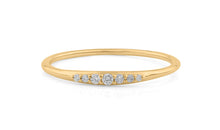 Ring EMILIA mit Diamanten 9 Karat Gold