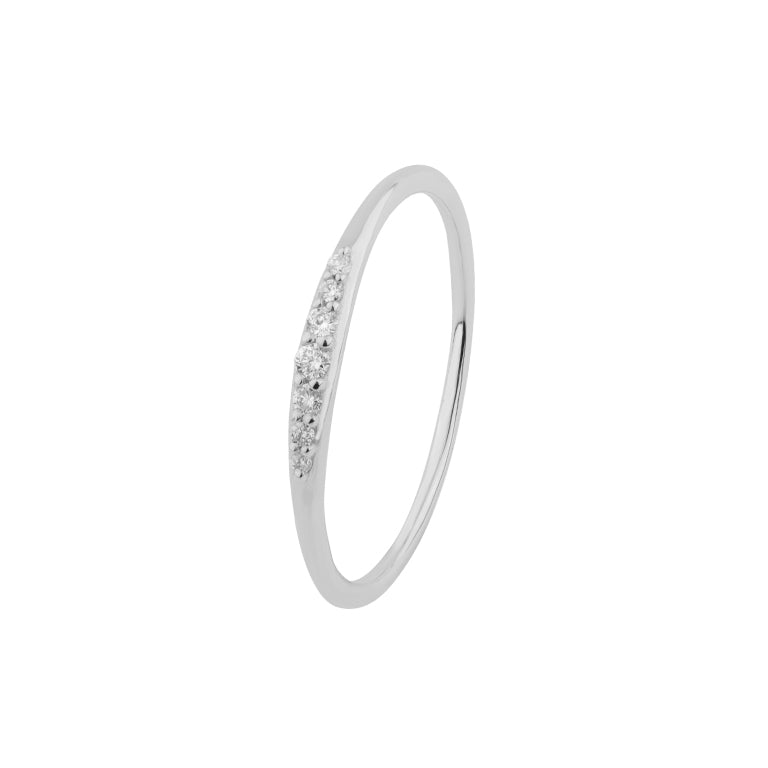 Ring EMILIA mit Diamanten 9 Karat Gold
