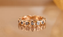 Ring ESTIA MORGANIT 3 mm Rosegold 9k