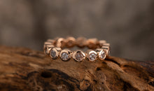 Ring ESTIA MORGANIT 3 mm Rosegold 9k
