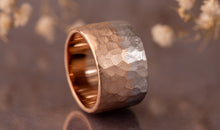 Ring HAILEY Doppelton 2/3 vergoldet  Band 14 mm