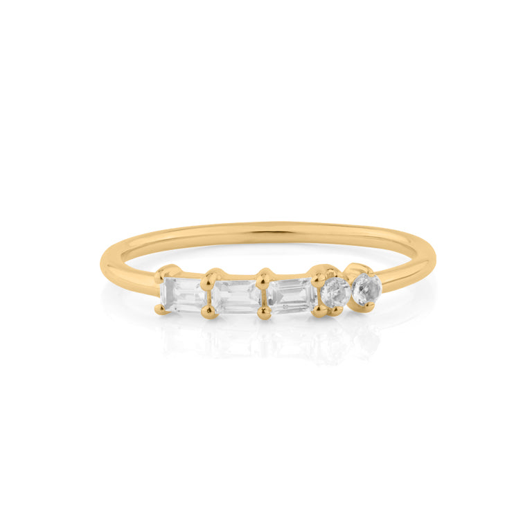 Ring KINGSLEY mit 5 Topasen