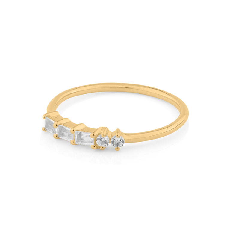 Ring KINGSLEY mit 5 Topasen