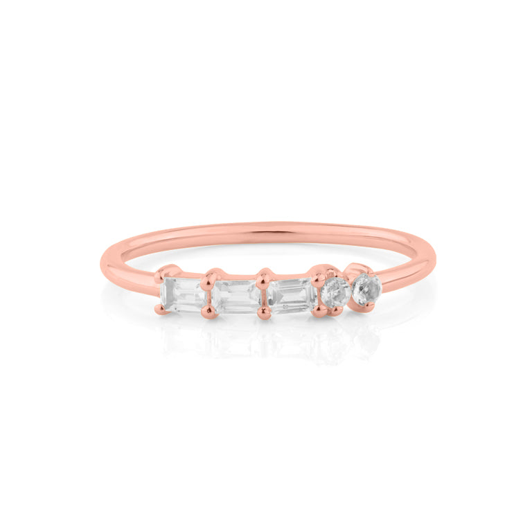 Ring KINGSLEY mit 5 Topasen