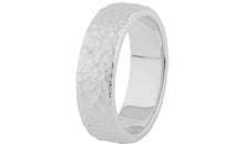 Ring SIMON 7 mm matt gehammert