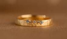 Ring SIMON CREST 3.5 mm mit Blau Topas