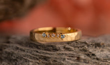 Ring SIMON CREST 3.5 mm mit Blau Topas