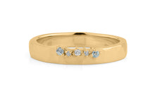 Ring SIMON CREST 3.5 mm mit Blau Topas