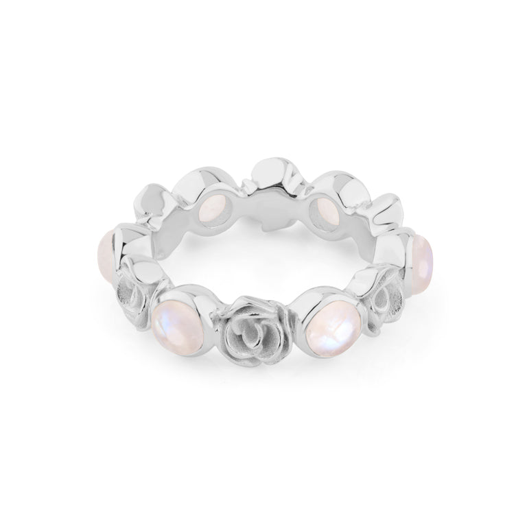 Ring WARUD SINGLE mit Rosenquarz