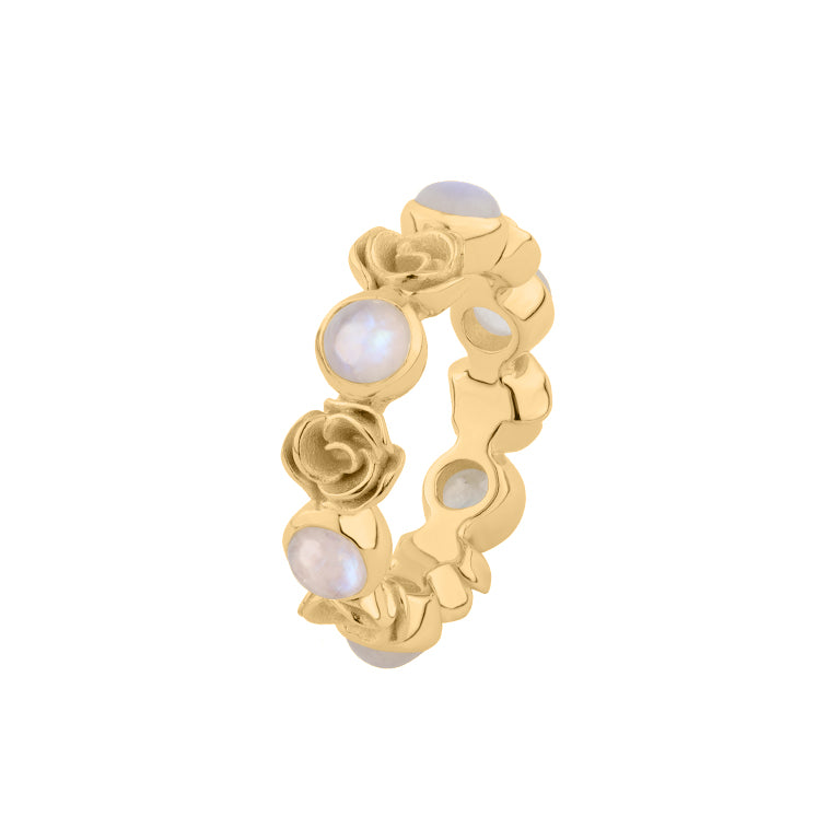 Ring WARUD SINGLE mit Rosenquarz