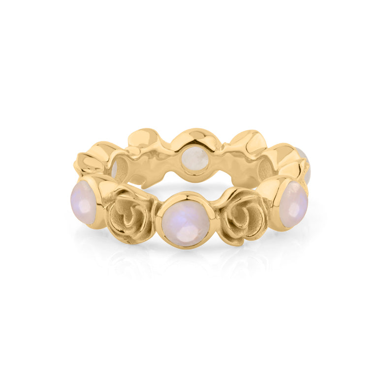 Ring WARUD SINGLE mit Rosenquarz