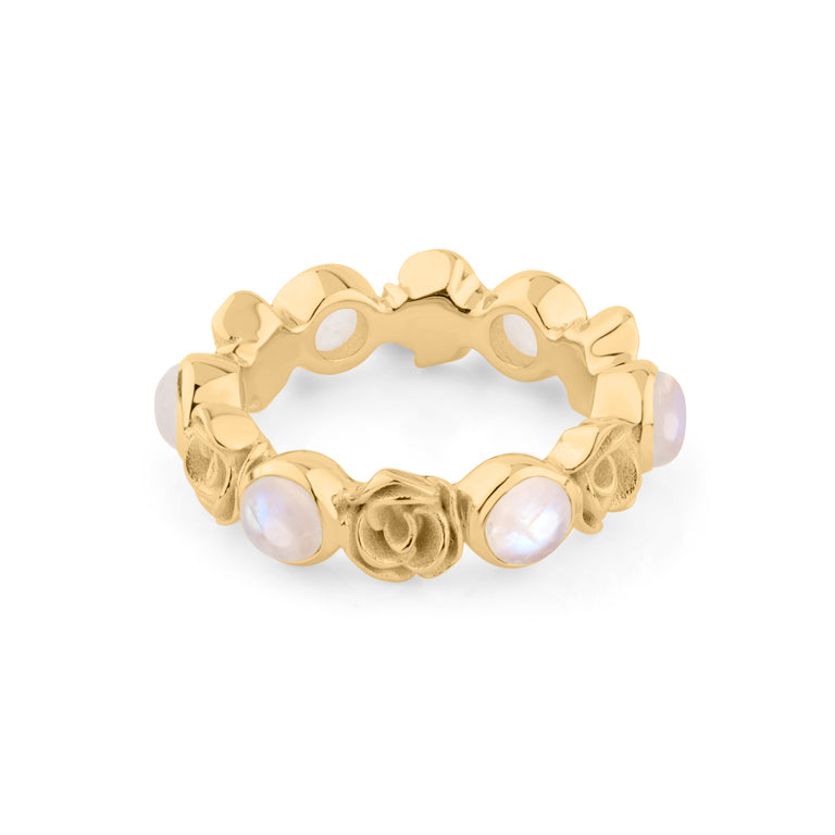 Ring WARUD SINGLE mit Rosenquarz