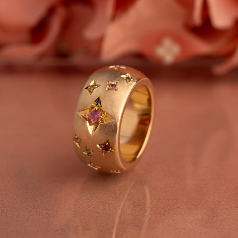 Ring Multiturmalin Sternbild alle 12 Sternzeichen