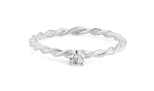 Ring TWIST mit Diamant