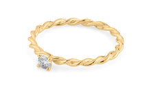 Ring TWIST mit Diamant