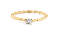 Ring TWIST mit Diamant