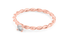Ring TWIST mit Diamant