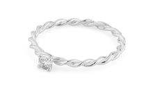 Ring TWIST mit Diamant