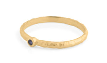 Ring VALERI 2 mm mit Saphir