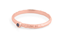 Ring VALERI 2 mm mit Saphir