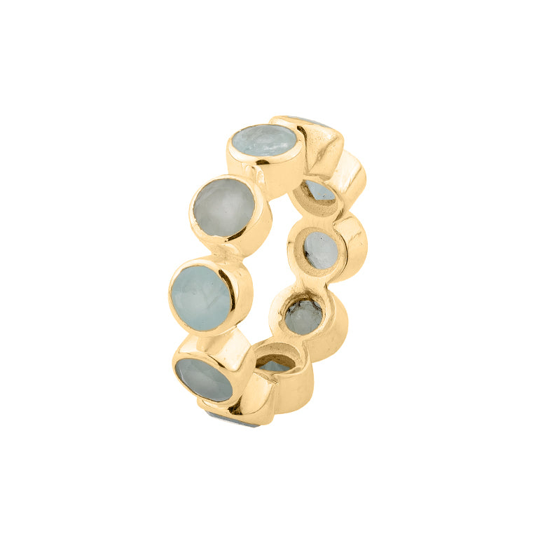 Ring OCTAVE mit Aquamarin