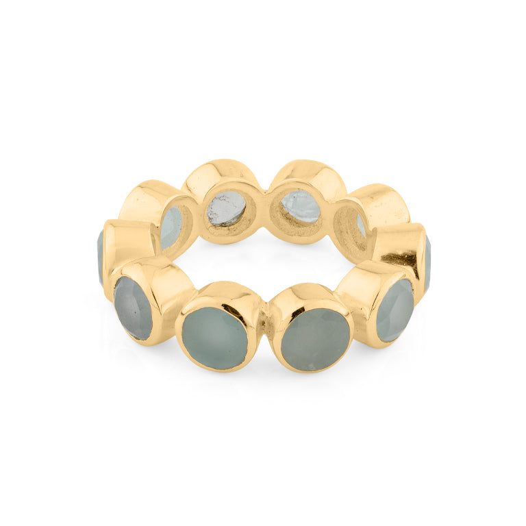 Ring OCTAVE mit Aquamarin