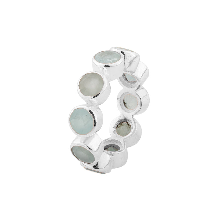Ring OCTAVE mit Aquamarin
