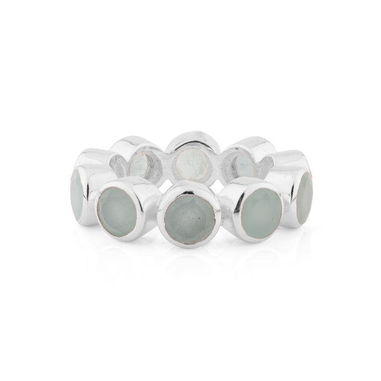 Ring OCTAVE mit Aquamarin