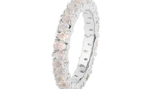 Ring AYAT Mondstein 2X4mm Silber