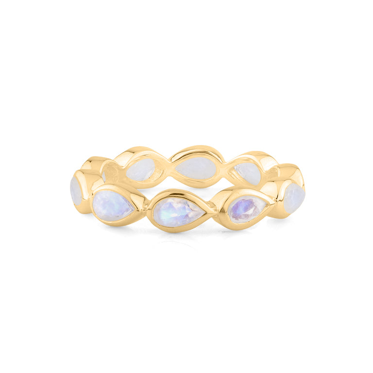 Ring SERAFINE mit Mondsteinen