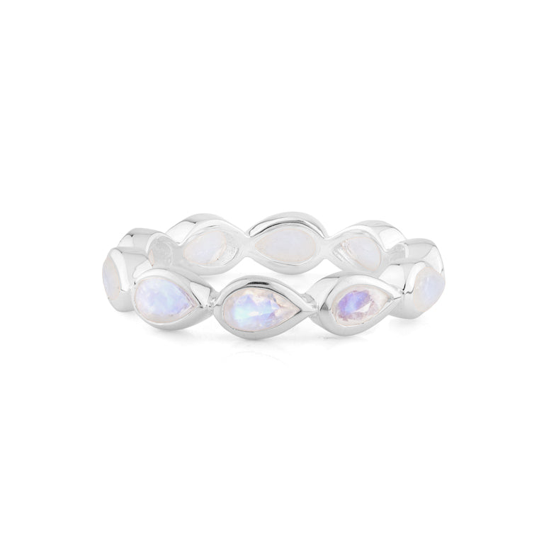 Ring SERAFINE mit Mondsteinen