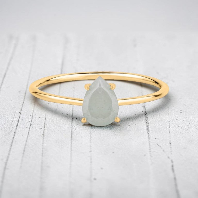 Ring SONJA mit Aquamarine