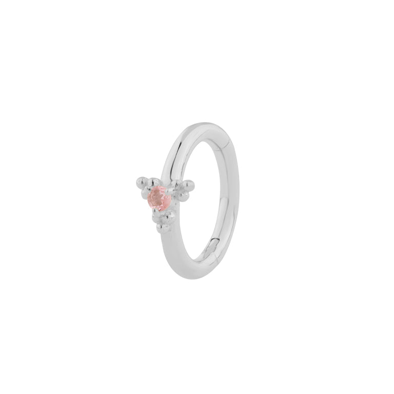 Piercing NORAH mit rosa Turmalin 2 mm