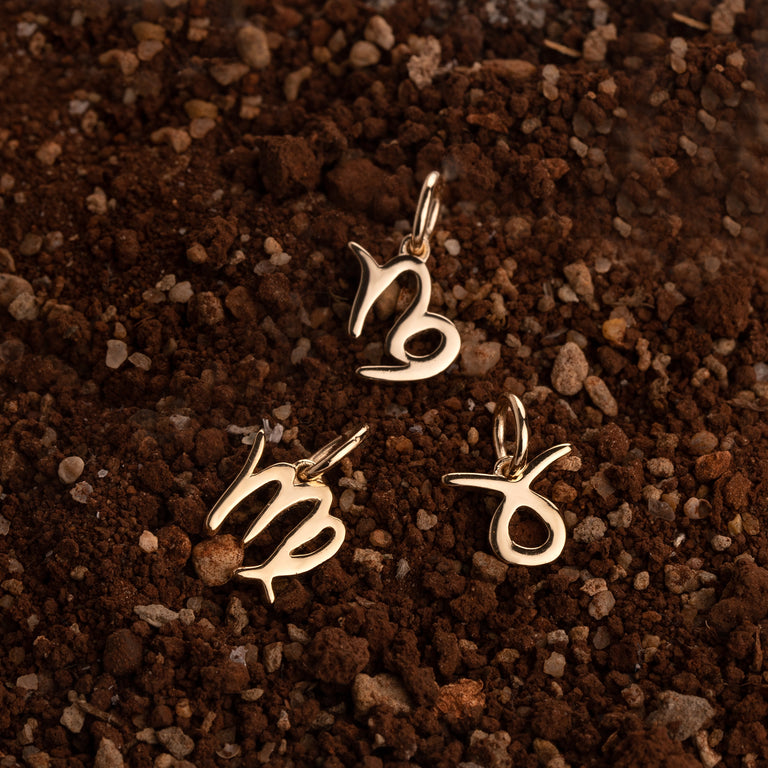 Anhänger Steinbock – Sterling Silber 925, 7 mm  22. Dezember - 20. Januar