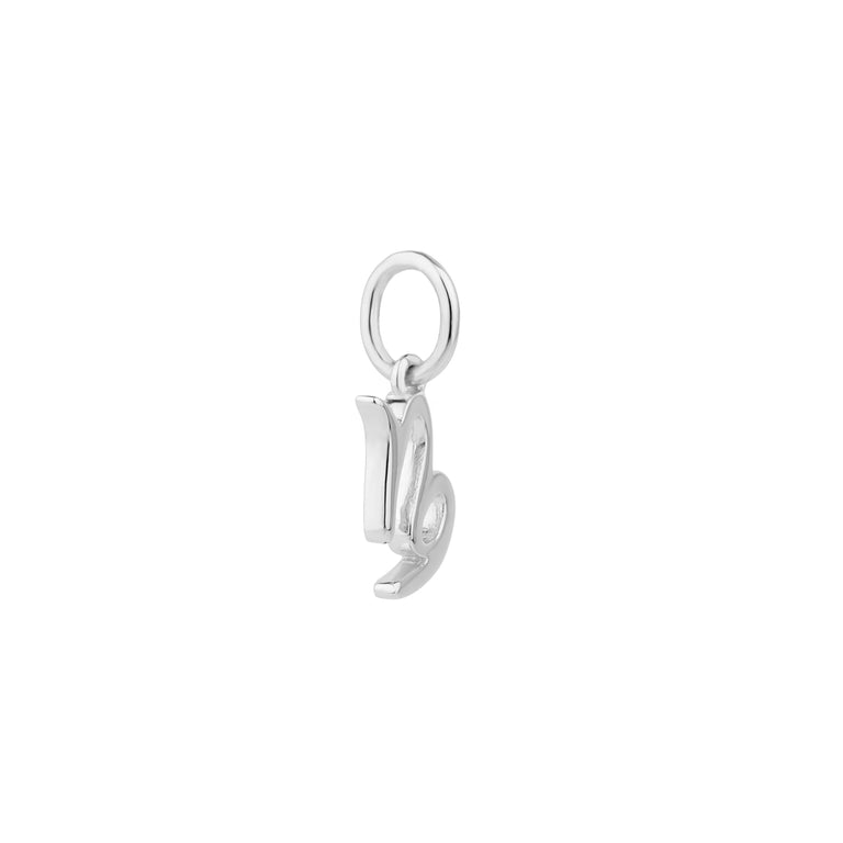 Anhänger Steinbock – Sterling Silber 925, 7 mm  22. Dezember - 20. Januar